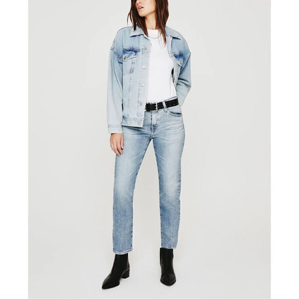 AG-ED Denim Ex-Boyfriend Slouchy Slim Jeans in 20 Years Vitalogy Size 32 / $225